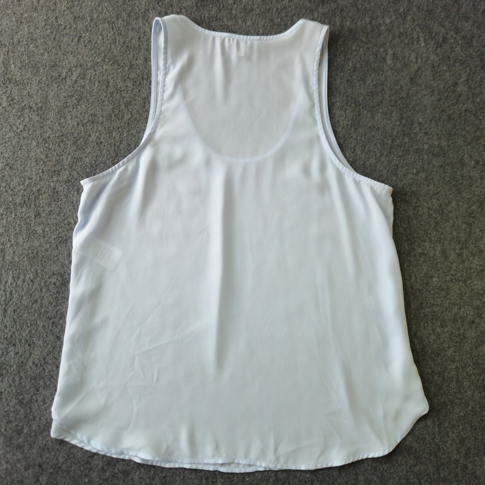 ARITZIA Babaton Scoop Neck Tank Top Medium Blue Office Minimalist Closet Staple - Picture 2 of 9